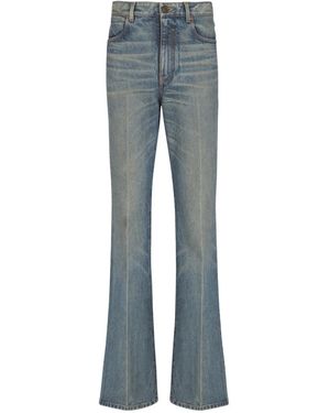 Balmain Bootcut Katoenen Jeans - Blauw