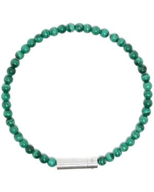 Le Gramme Bracciale Con Perline - Verde