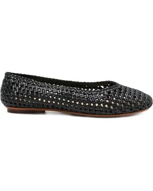 Dragon Diffusion Woven Ballerina Shoes - Black