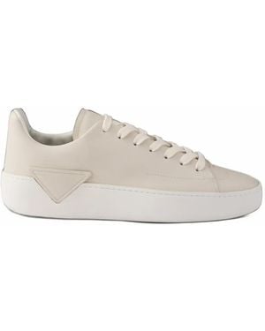 Prada Court Leather Trainers - White