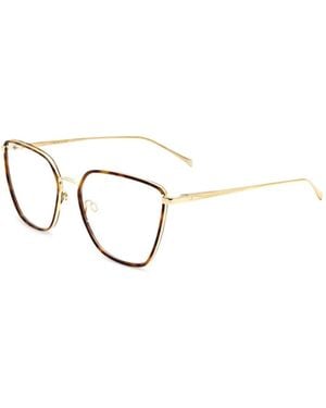 Rag & Bone Tortoiseshell-Effect Geometric-Frame Glasses - White