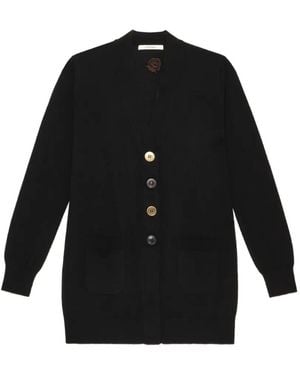 Maliparmi V-Neck Cardigan - Black