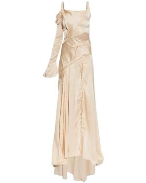 Blumarine Satin Dress - White