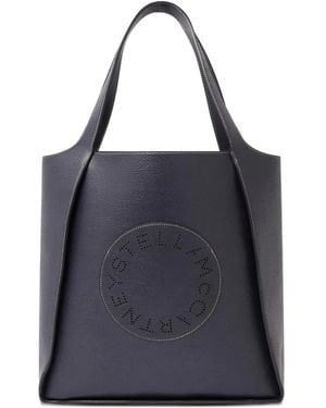 Stella McCartney Sac Cabas À Logo Gg Perforé - Noir
