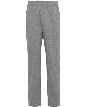Prada Jogginghose Aus Fleece - Grau