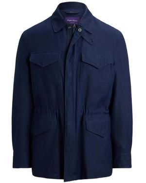 Ralph Lauren Jacke Mit Klappentasche - Blau