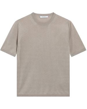 Max Mara Short-Sleeved Jumper - Grey