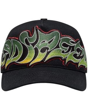 Godspeed Neo Trucker Logo-Embroidered Baseball Cap - Black