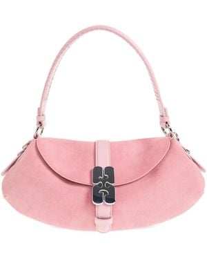 Ganni Butterfly Tote Bag - Pink