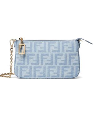 Fendi Baguette Pouch - Blue