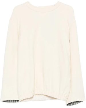 Carven Drop-shoulder sweatshirt - Natur