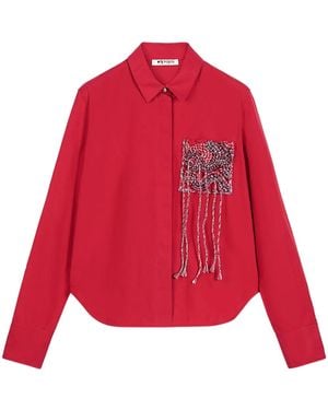 Ports 1961 Verziertes Hemd - Rot