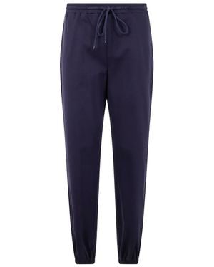Liviana Conti Jersey Track Pants - ブルー