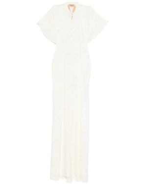 N°21 Buttoned Dress - White