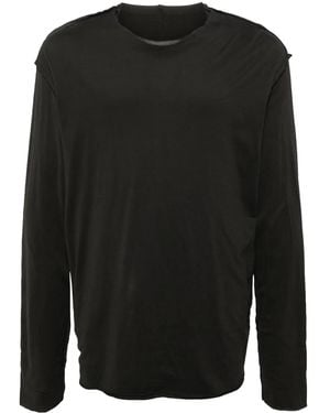 Attachment Doppeltes T-Shirt - Schwarz
