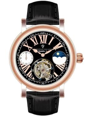 Christian Van Sant Tourbillon X 45Mm Watch - Black