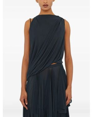 Christopher Esber Macrame Silk Knot Top - Blue