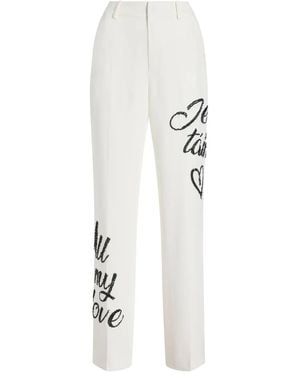 Cinq À Sept Loveletter Collins Trousers - White