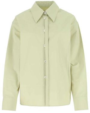 Jil Sander ポプリン シャツ - グリーン