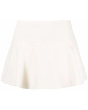 Valentino Garavani Flared-Effect Mini Skort - White