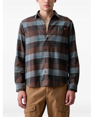 Mammut Trovat Check-Print Flannel Shirt - Black