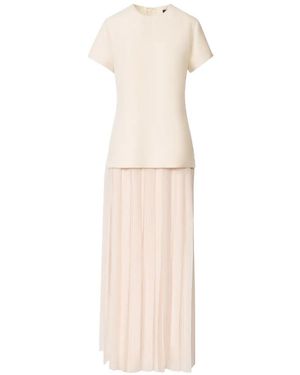 Fabiana Filippi Pleated Dress - White
