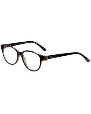 Chopard Lace Geometric-Frame Glasses - Black