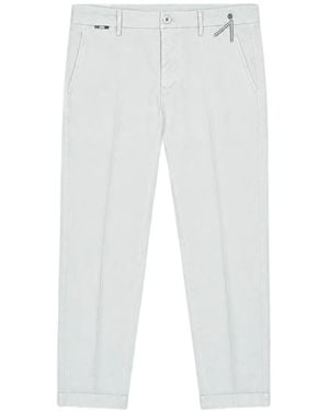 Mason's Pantalones Con Pinzas - Blanco