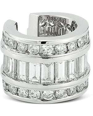 Mateo Diamond Baguette Ear Cuff - Gray