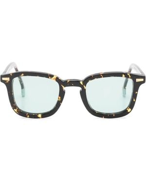Kyme Dionisys Square-Frame Sunglasses - Brown