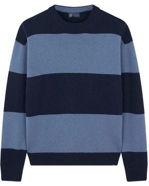 Paul & Shark Gestreiftes Sweatshirt - Blau