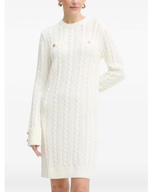 Guess Cable-Knit Mini Dress - White