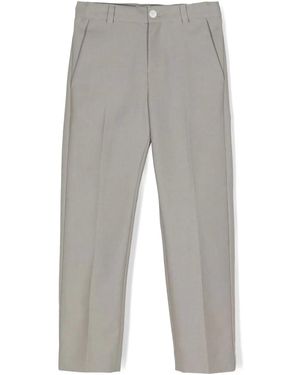 Bonpoint Pantaloni Peter Taglio Straight - Grigio