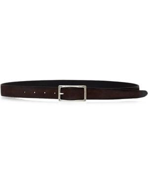 Orciani Suede Belt - White