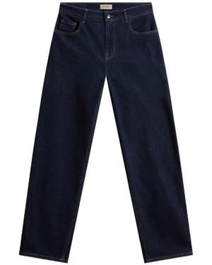 Woolrich Vaqueros Anchos 5 Pockets - Azul