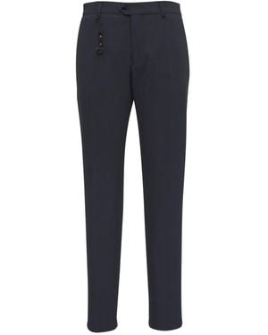 Marco Pescarolo Straight-Leg Trousers - Blue