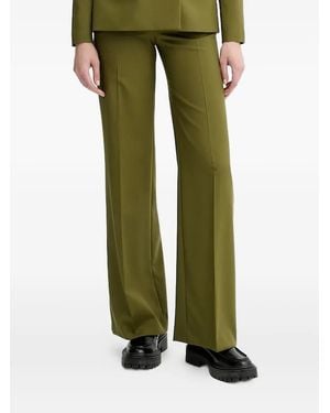 Paul Smith Pleated Wide-Leg Trousers - Green