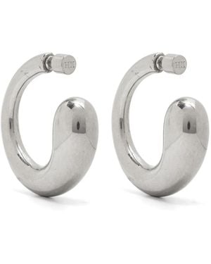 Hugo Kreit Polished Pistil Drop Earrings - White