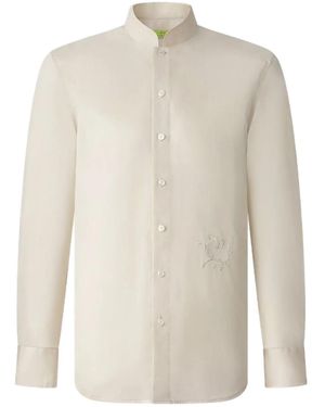 Shanghai Tang Horse-Embroidered Shirt - White