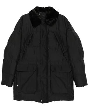 Corneliani Jack Met Bontkraag - Zwart