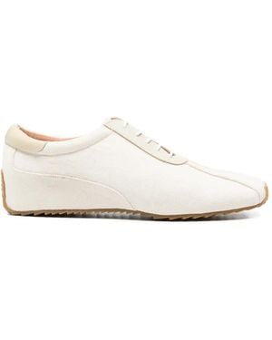 Carter Young Corr Canvas Low Profile Sneakers - White