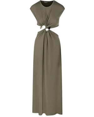 Christopher Esber Twist-Detail Maxi Dress - Green