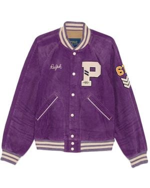 Polo Ralph Lauren Hooded Jacket Polyester - Purple