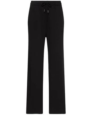 Calvin Klein Drawstring Wide-Leg Track Trousers - Black