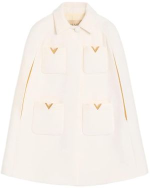 Valentino Garavani Drill Double Cape - Neutre
