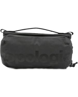 Topologie Bottle Sacoche Tote Bag - Schwarz