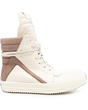 Rick Owens Geobasket High-Top Trainers - White