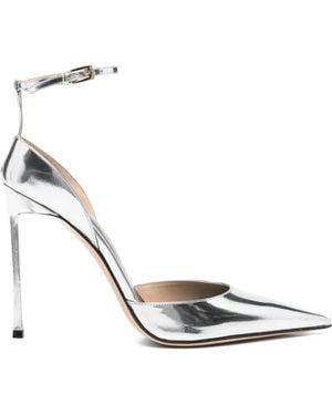 Tom Ford Spitze Pumps Mit Knöchelriemen - Mettallic