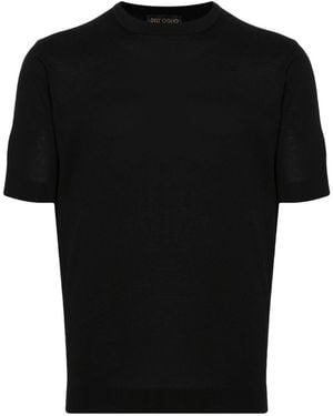 Dell'Oglio Crew-Neck Cotton T-Shirt - Black