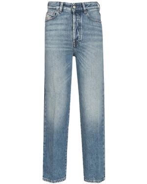 DIESEL Regular Jeans High-Waist 1981 D-Went - Blue